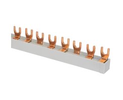 Gabel-Phasenschiene, 10 mm², 3-polig, L-Form,...