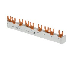 Gabel-Phasenschiene, 10 mm², 3-polig, T-Form,...