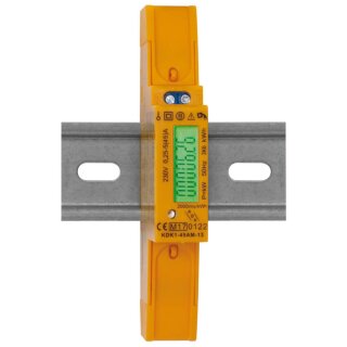 Stromzähler, für Wechselstrom, einphasig, 230V-AC/5 (45A), mit LCD-Zählwerk, MID Konformitätserklärung