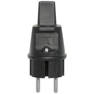 Konturen-Stecker, für Illu-Flachkabel, schwarz