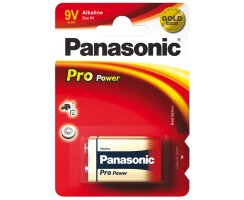 Batterie, Block, PRO POWER, PANASONIC Block, 6LR61, 9V 9V 