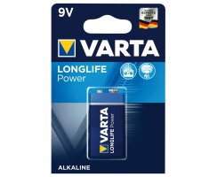 Batterie, Blisterware, 9V-Block, High Energie, VARTA...