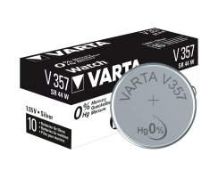 Knopfzelle, V 357, VARTA SR 44 W 145mAh 11,6 x 5,4 