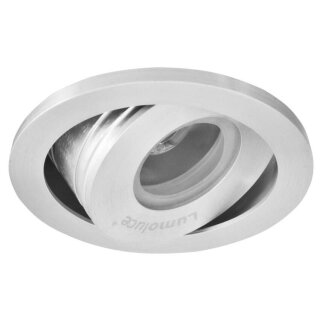 LED-Einbauspot, 3,3W/350mA/3000K, Aluminium gebürstet 3000K 300 lm 