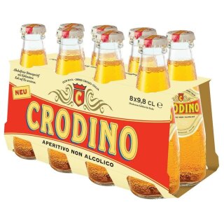 Crodino alkoholfreier Aperitif - 8 x 98 ml