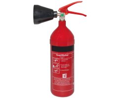 Feuerlöscher, Kohlendioxid, 2 kg, H 460, Ø 115