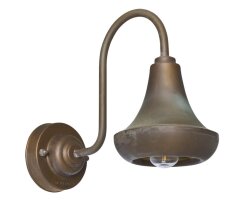 Moretti Luce Wandleuchte Altmessingguss patinier...