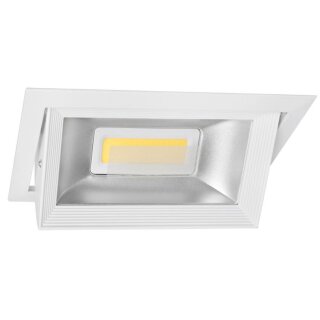 LED-Downlight, LED/30W, 2.150 lm, 4200K, DA 225 x 130, Aluminium