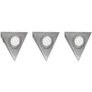 3-LED-Möbelunterbauleuchten, LED/3W, 3000K