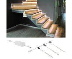 LED-Flexstreifenset, für Treppen, LED/21W, 2.000 lm,...