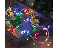 LED-Minilichterkette, 100 bunte LEDs