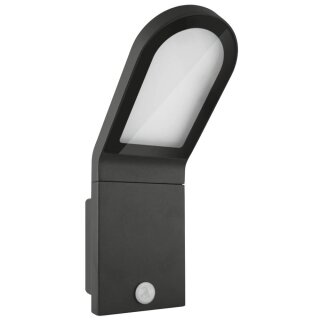 Außenwandleuchte, OUTDOOR FASADE EDGE, LED/12W, mit IR-Sensor