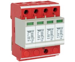 Kombi-Blitzstrom-/ Überspannungsableiter, TRS30-B+C/4p