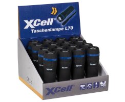 LED-Taschenlampen-Display, X-CELL, 70 lm, 16 Stück