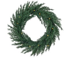 LED-Türkranz, THUJA, 20 warmweiße LEDs