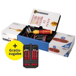 E-Schraubendreher, speedE® II, 7-teilig, in L-BOXX Mini, inkl. gratis VDE-Bitset