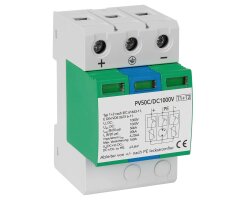 Überspannungsschutz, PV50BC, Typ 1+2 (B+C) für...