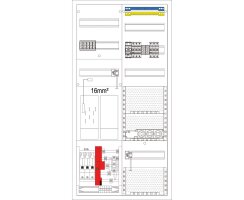 Komplettschrank, für 11kW - 22kW Wallboxen oder...