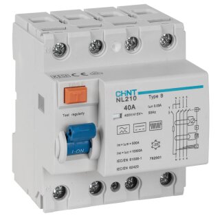 allstromsensitiver FI-Schutzschalter, NL 210, 4-polig