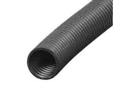 flexibles PVC-Isolierrohr, metrisch, gewellt, schwarz