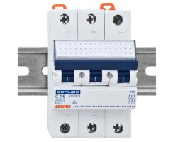 Leitungsschutzschalter, 3-polig, C-Charakteristik