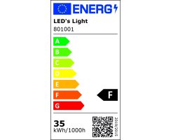 LED-Einlegeleuchte, LED/30W, UGR<19