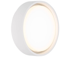 Außenwandleuchte, FRAME ROUND, LED/7W, mit HF-Sensor