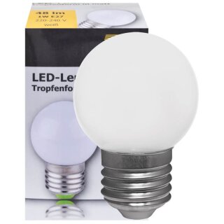 LED-Tropfenlampe, E27/1W