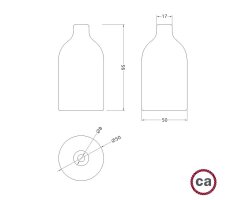 Lampenfassung aus Holz E27 Neutral