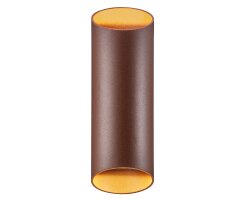 Nordlux Nico Außenwandleuchte Aluminium ROUND, 2 x GU10 rostfarben